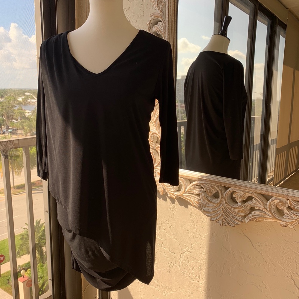 Black Long sleeve fitted dress